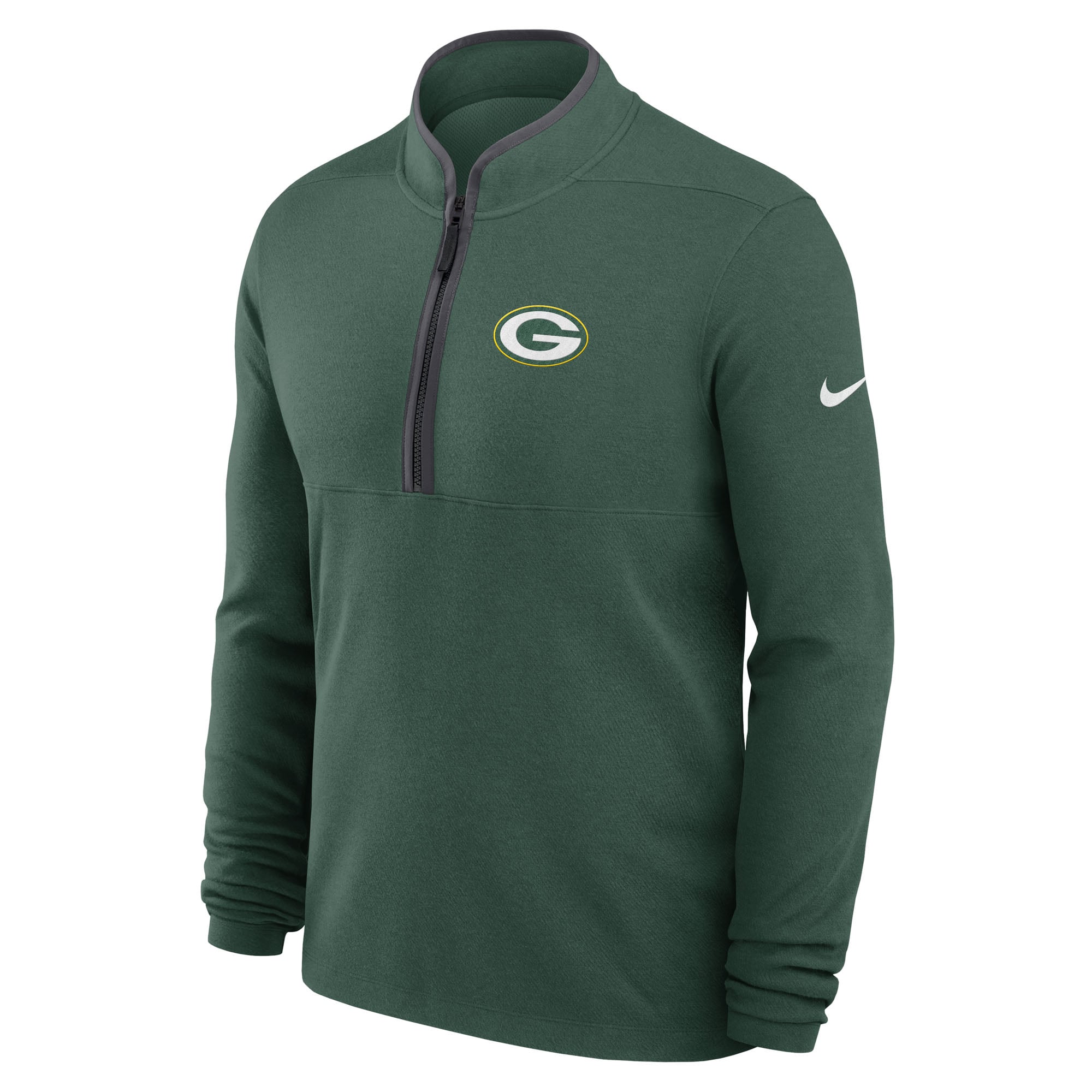 Pull-over Nike Green Bay Packers Primetime Victory Dri-FIT à demi-zip pour homme